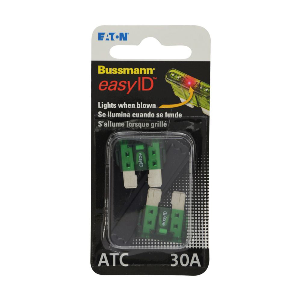 Bussmann BPATC30ID 2PK Easy ID Fuse - Reliable Circuit Protection