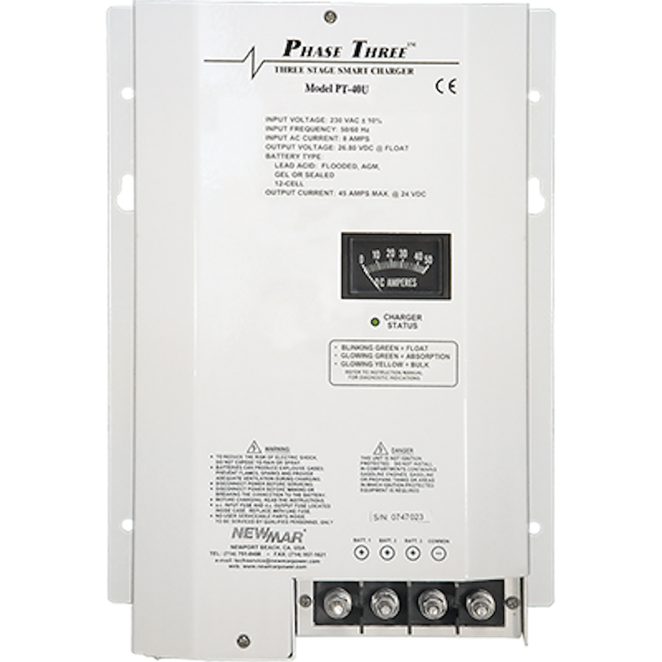 BATT CHGR  PHASE 3  12V 40A  3 BANK