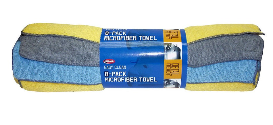 8 PK MICROFIBER TOWEL 14X