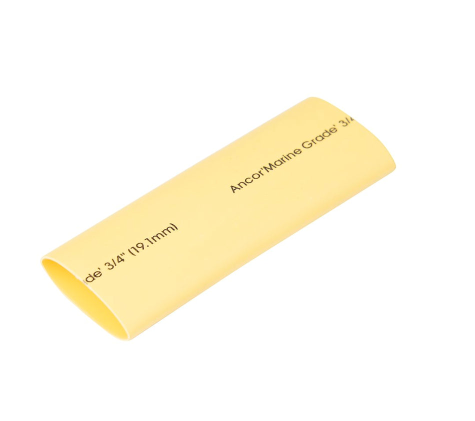 Ancor 3/4"" X 48"" Yellow Heat Shrink Tubing