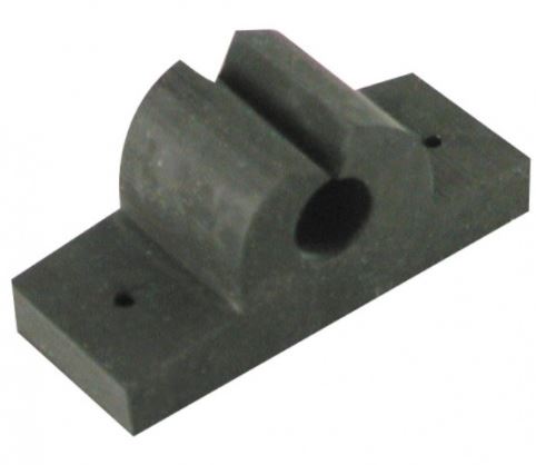 5/8' BLACK RUBBER TOOL/ROD HOLDER