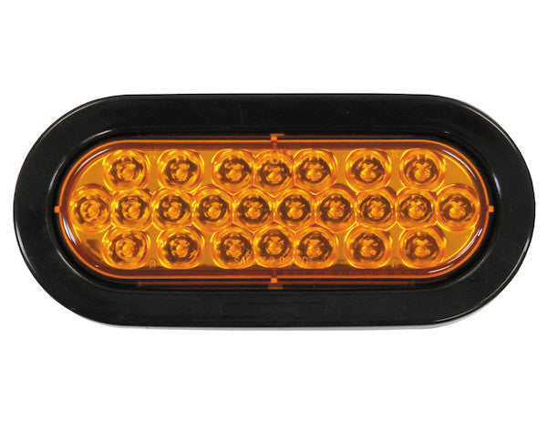 Light Strobe 6.5IN Oval Amber LED - SL65AO