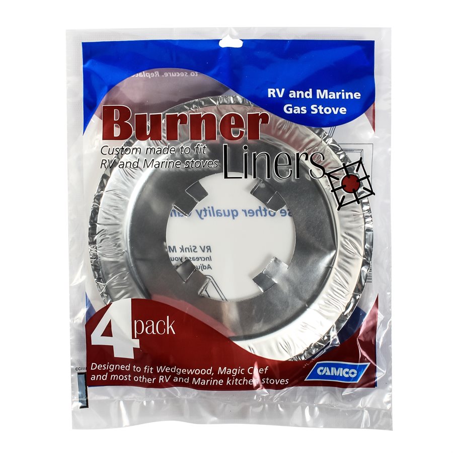 STOVE BURNER LINERS 4 PAC