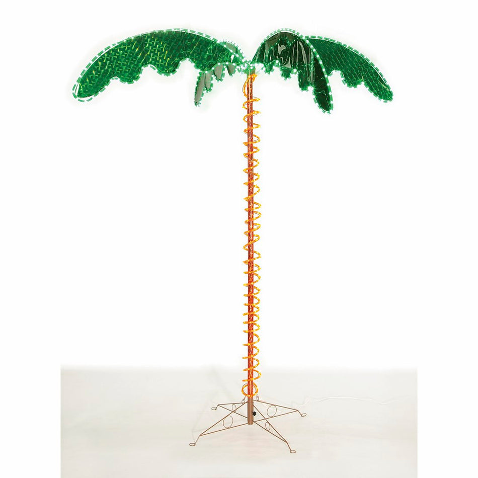 7' LED PALM TREE  120V YARD LIGHT