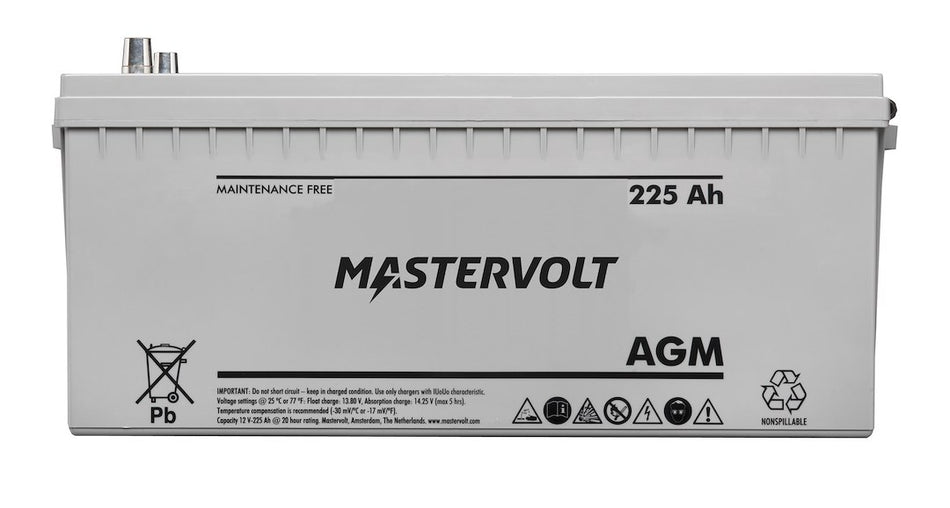 MV 12/225 AH AGM BATTERY