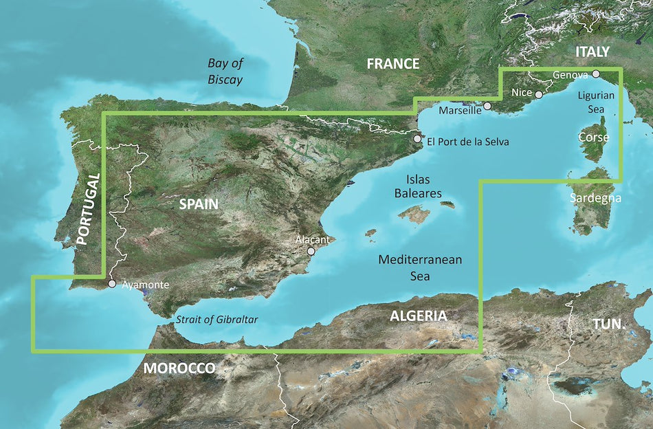 Garmin Carto G3V VEU010R - Spain Mediterranean C Map