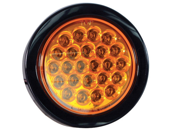 Light Strobe 4IN Round Amber (24) - SL40AR