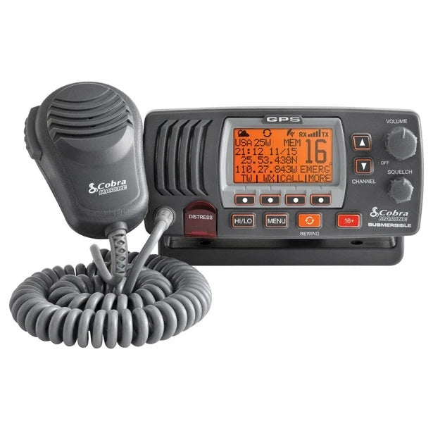 FIX VHF CLASS-D GPS REW PA BLACK