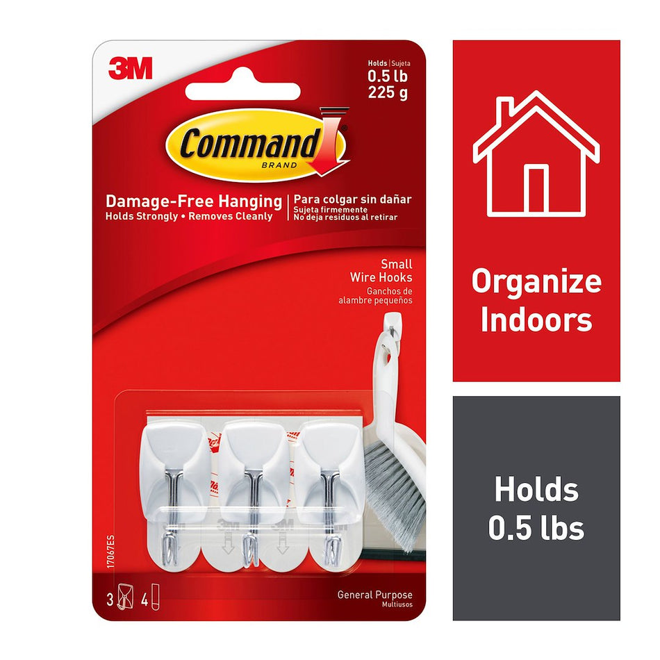 COMMAND  SMALL WIRE HOOKS