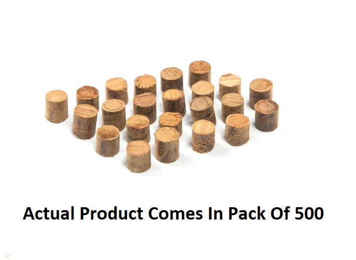 Whitecap Industries 60151500 Teak Plug - 3/8 Inch, 500 Pack