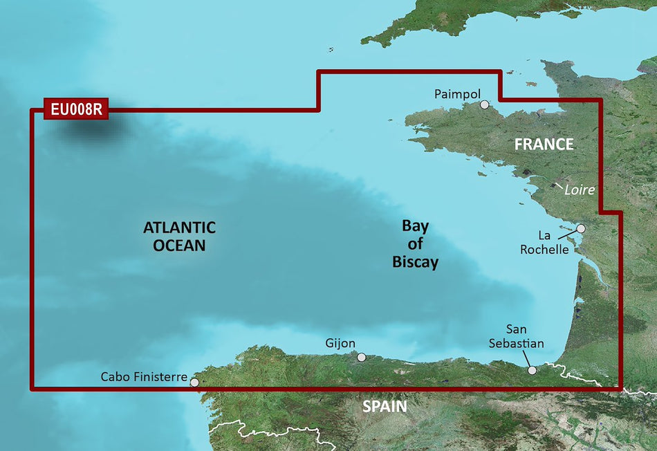 GARMIN CARTO G3V VEU008R - BAY OF BISCAY