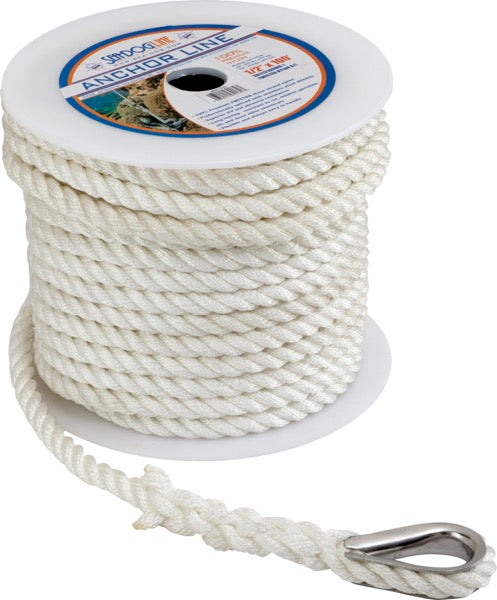 TWISTED NYLON ANCHOR LINE 3/8'