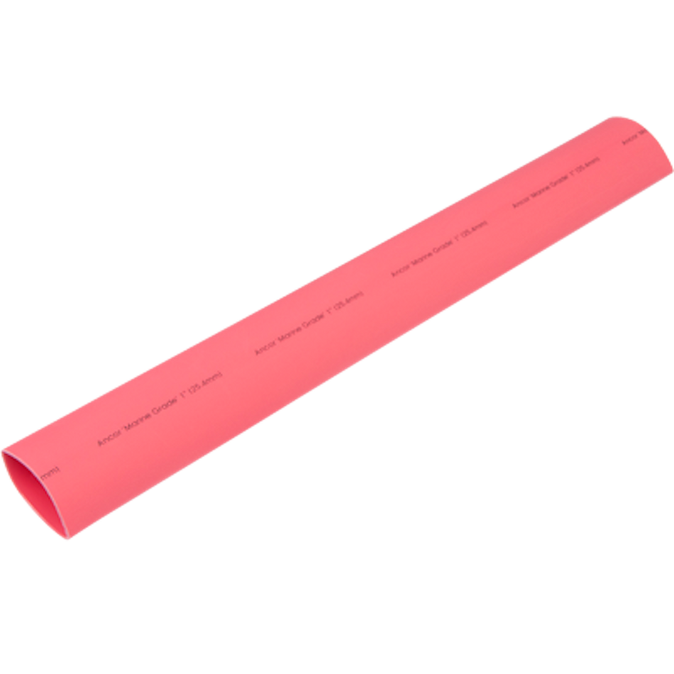 Ancor 3/8"" X 48"" Red Heat Shrink Tubing