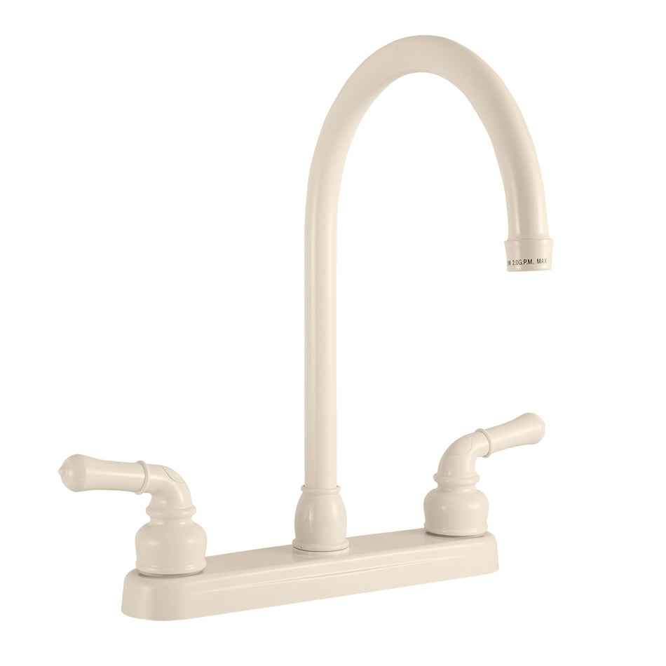 J-spout RV Kitchen Faucet Bisque PA - DFPK330HCB