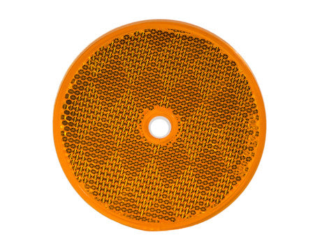 Reflector Amber 3-3/16IN Round BO - 5623317