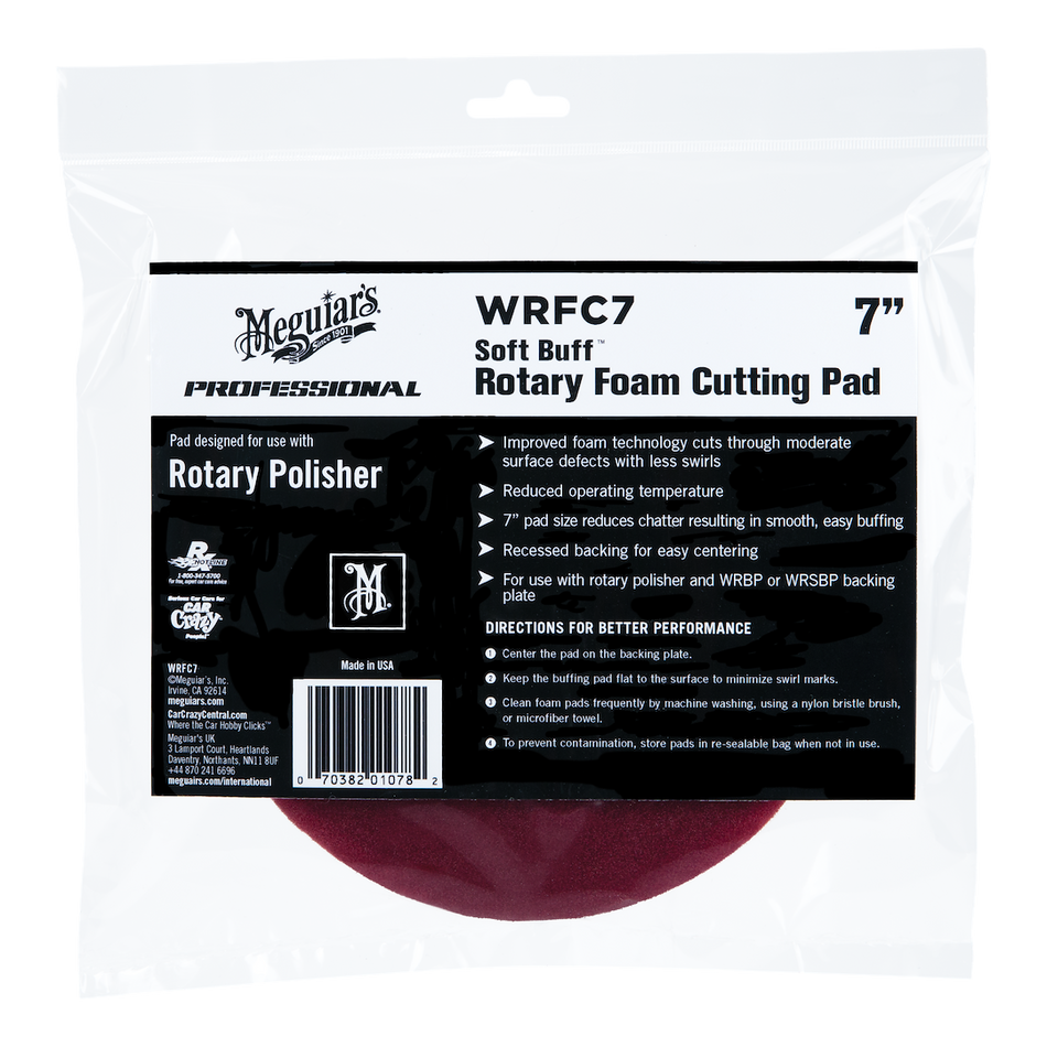 Rotary Foam Cutting Pad 7' - WRFC7