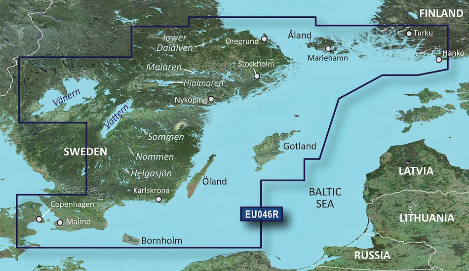 GARMIN CARTO G3V VEU046R - Sweden South-East Map