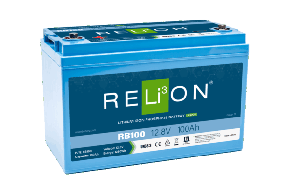 Rb100 RELION RB100 12.8V 100AH 4SC LiFePO4 Battery
