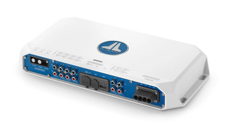 JL Audio MVi Marine Amplifier MV800/8i - 8 Channel Full-Range 800 Watts with Integrated DSP