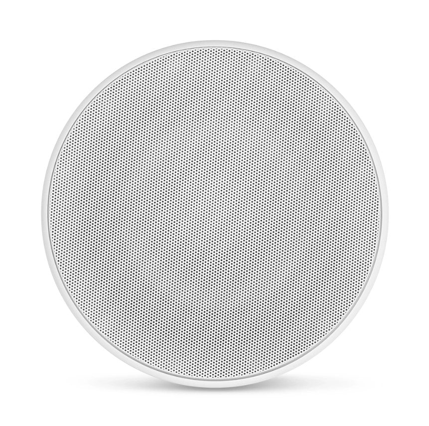 JL Audio M6 8in Subwoofer White LUXe Grille Infinte Baffle