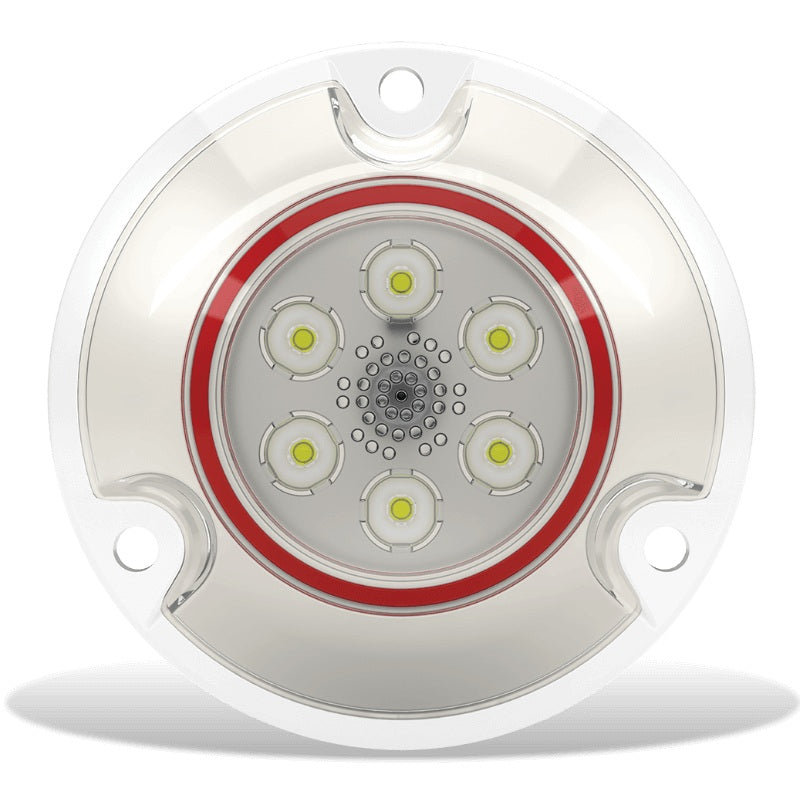 Lumishore ORA SMX11 Surface Mount Underwater White LED Light - 12V DC Polymer Housing