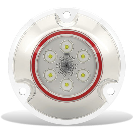 Lumishore ORA SMX11 Surface Mount Underwater Green LED Light 12V DC - Marine Grade Polymer Housing