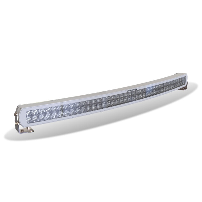 Lumishore 40 inch Curved White LED Lightbar with White Housing for Marine Use - Model 010-04464-00