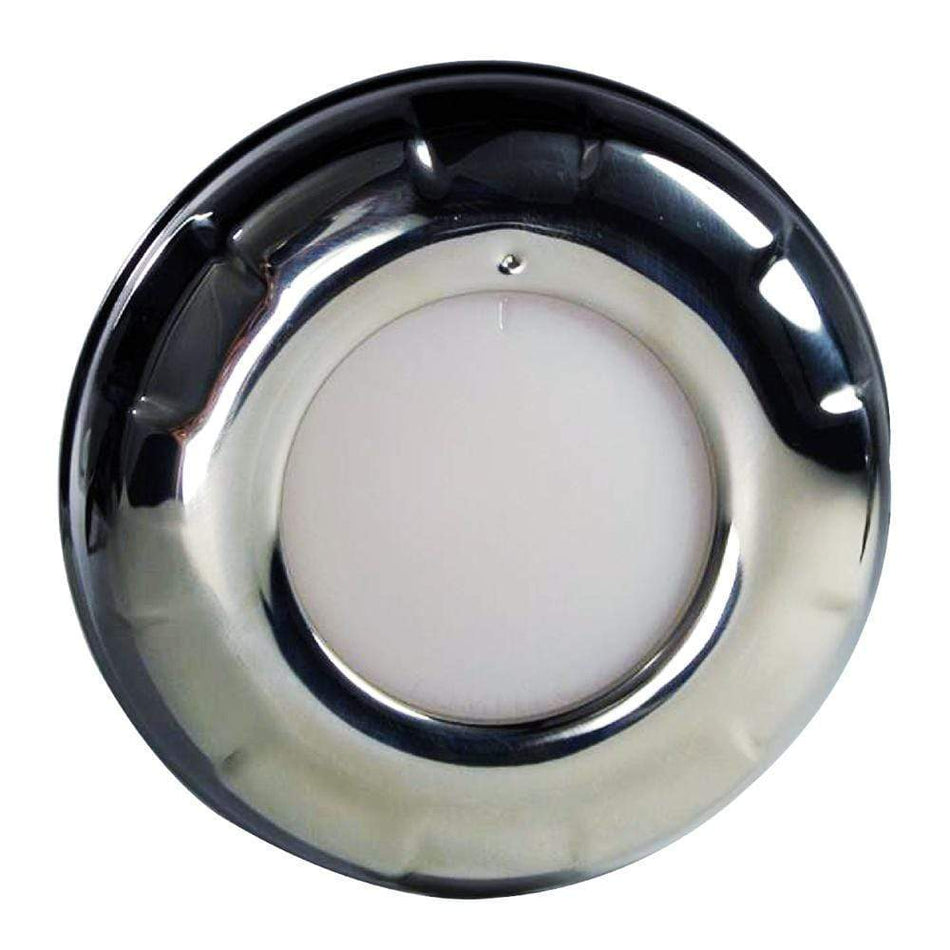 Lumitec Aurora Dome Light White Led Stainless Finish 12v