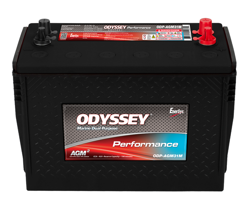Odyssey Battery PC545 Marine and RV Deep Cycle Battery - Part Number - ODSAGM15L