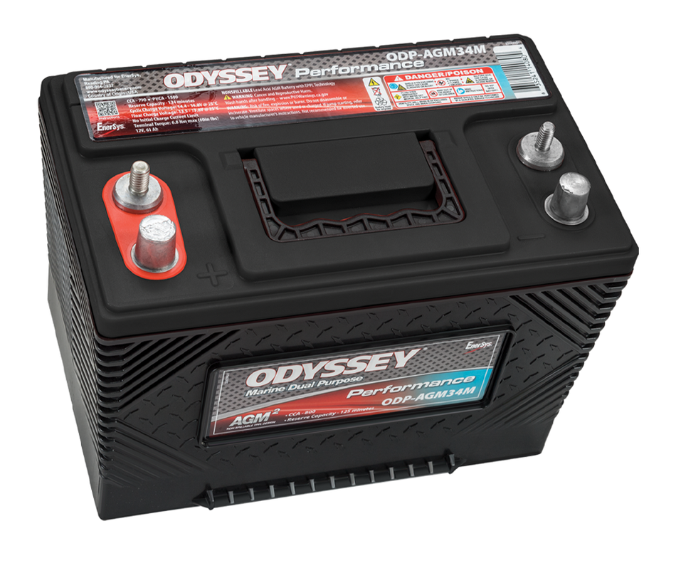 Odyssey Battery ODPAGM34M 34M-790 Marine Battery for Reliable Power - ODPAGM34M