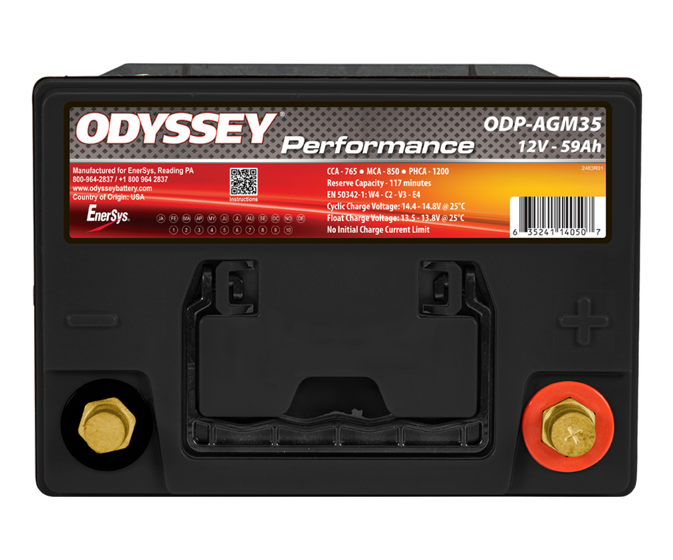 Odyssey Battery 34R-790 Marine Deep Cycle Battery by Odyssey - ODPAGM34R