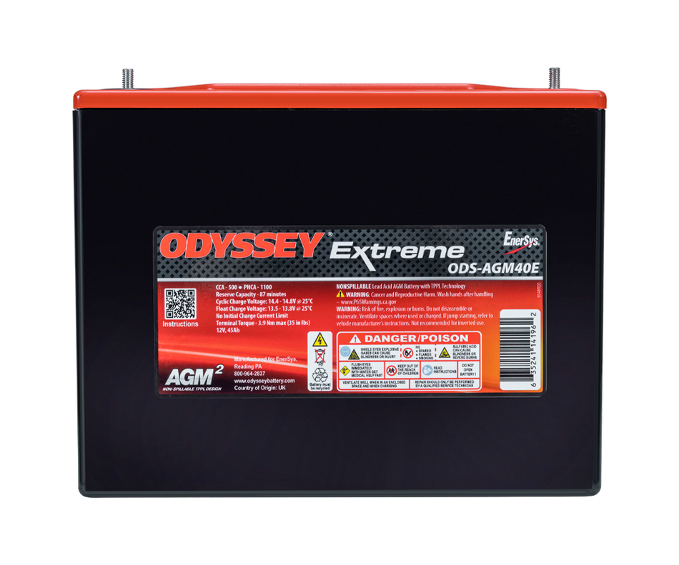 Optima Batteries Red Top Group 75/25 Deep Cycle & Starting Battery - Part Number - 7525