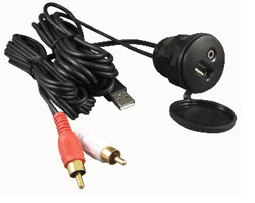 Prospec Elec. SEAUSBMINI36 USB/Aux Input Plug with 3' Cable