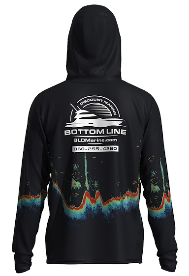 Long Sleeve Sonar Shirt Light Black – Support a Cause While You Fish