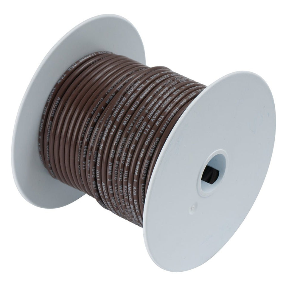 Ancor Brown 14 AWG Tinned Copper Wire - 1,000' - 104299