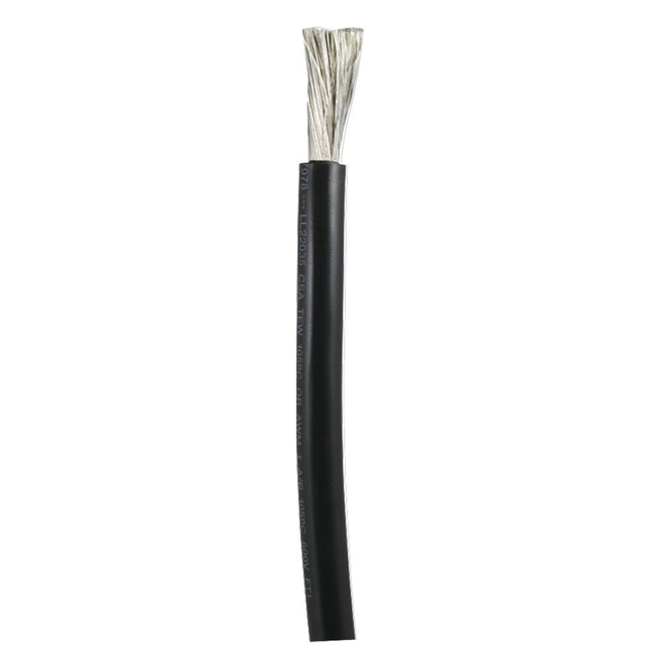 Ancor Tinned Copper Battery Cable, 3/0 AWG (81mm&sup2;) - Black - Sold By The Foot - 1180-FT