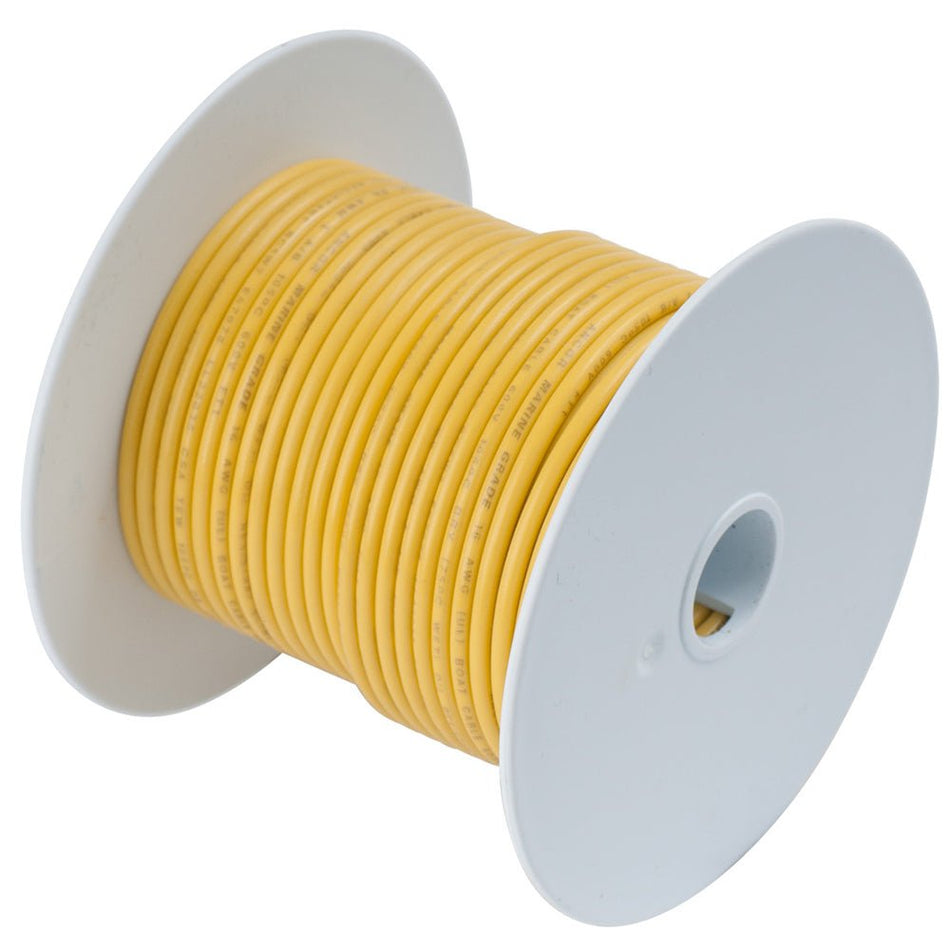 Ancor Yellow 14 AWG Tinned Copper Wire - 250' - 105025