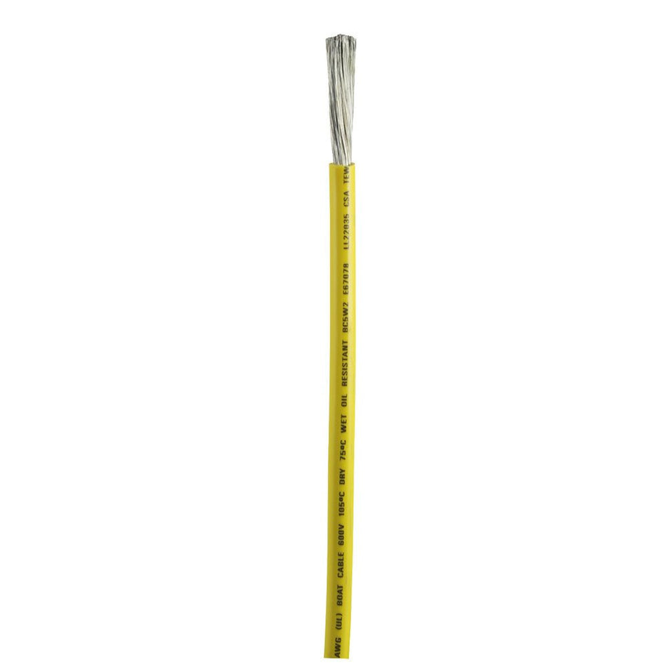 Ancor Yellow 4 AWG Battery Cable - Sold By The Foot - 1139-FT