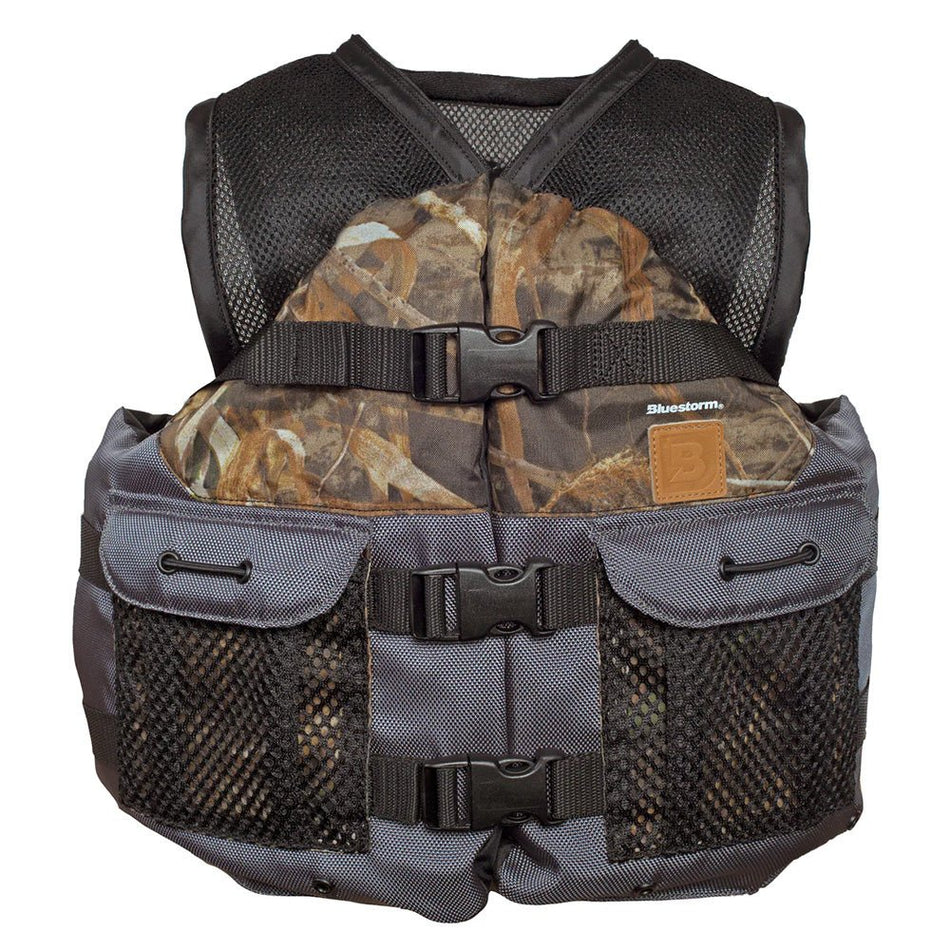 Bluestorm Sportsman Youth Mesh Fishing Life Jacket - MAX5 Camo