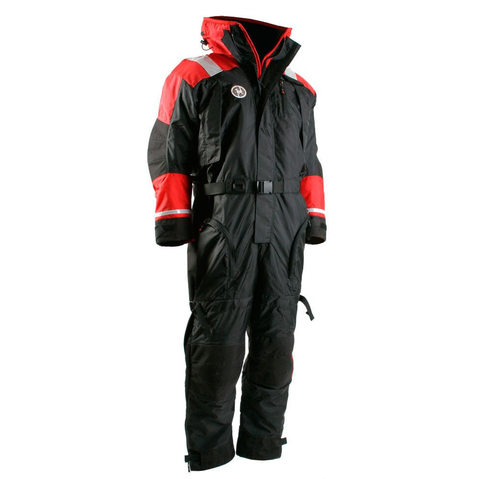 First Watch AS-1100 Flotation Suit - Red/Black - Medium - AS-1100-RB-M