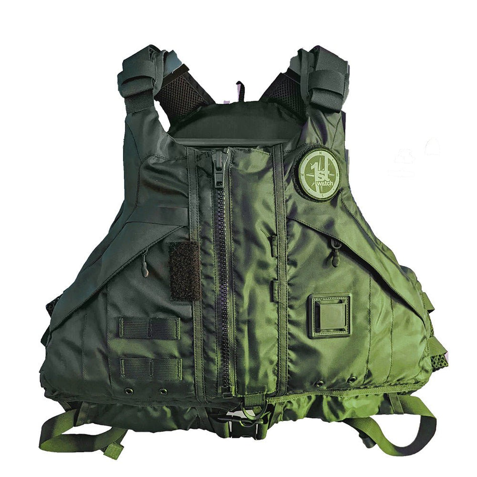 First Watch AV-1000 Kayak Style Duty PFD - Green - XL/XXL - AV-1000-GN-XL/XXL