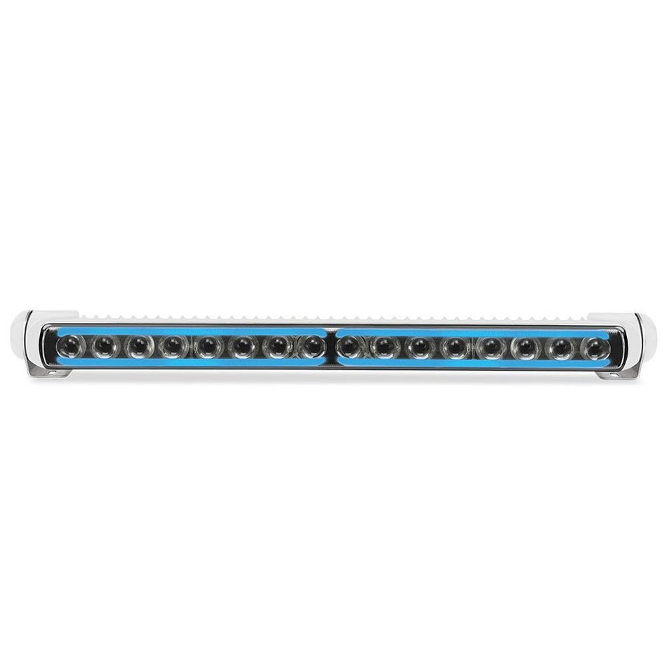 Hella Marine Sea Hawk-470 Pencil Beam Light Bar w/Blue Edge Light &amp; White Housing