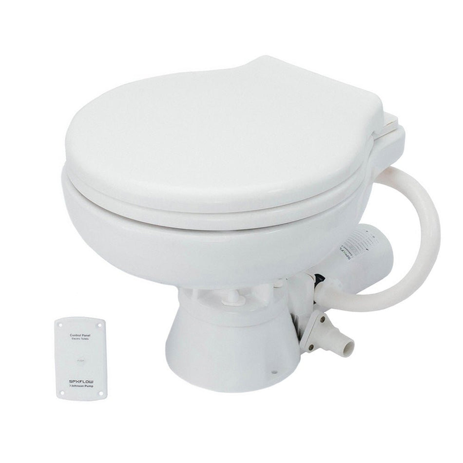 Johnson Pump AquaT Electric Marine Toilet - Super Compact - 12V - 80-47626-01