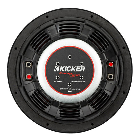 KICKER CompRT 10" Ultra Thin Subwoofer - 4-Ohm