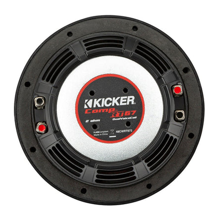 KICKER CompRT 6.75" Ultra Thin Subwoofer - 4-Ohm