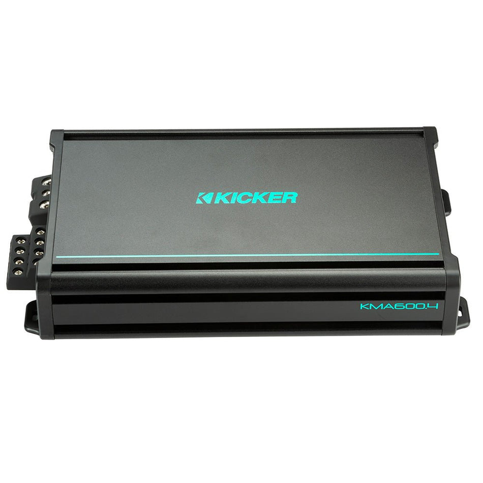 KICKER KMA600.4 4 x 150W 4-Channel Weather-Resistant Full-Range Amplifier