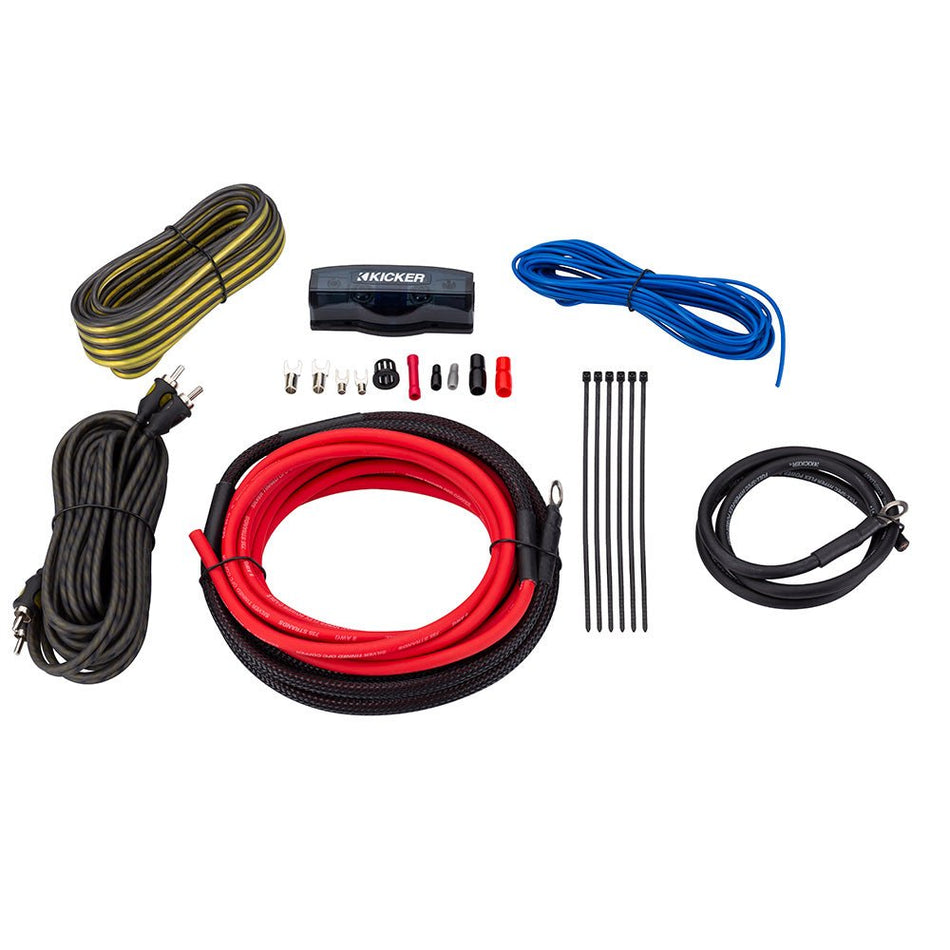 KICKER VK8 8 AWG Amp Kit w/2-Channel Interconnects