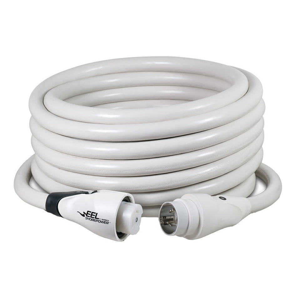 Marinco EEL 50A White Cordset - 125/250V - 50&#39;