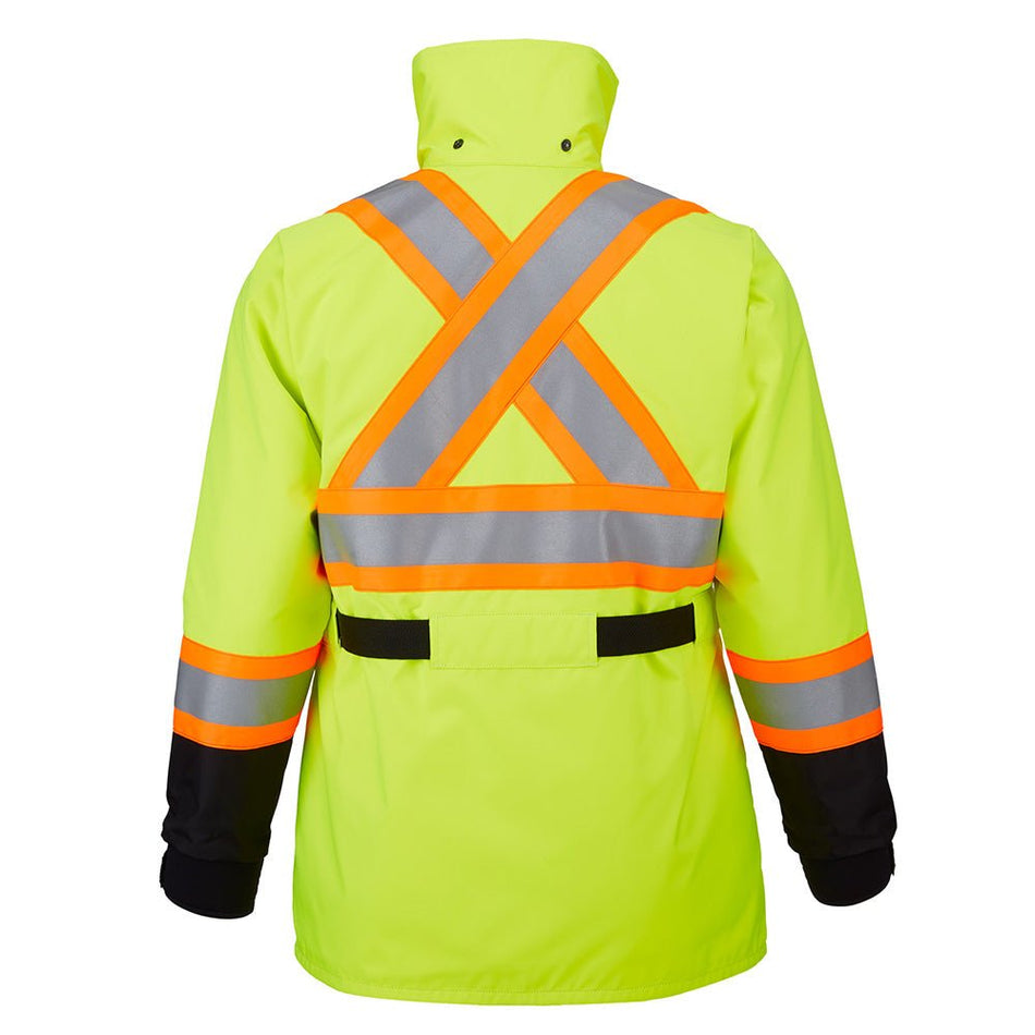 Mustang Classic Flotation Coat - Fluorescent Yellow/Green/Black - XXL