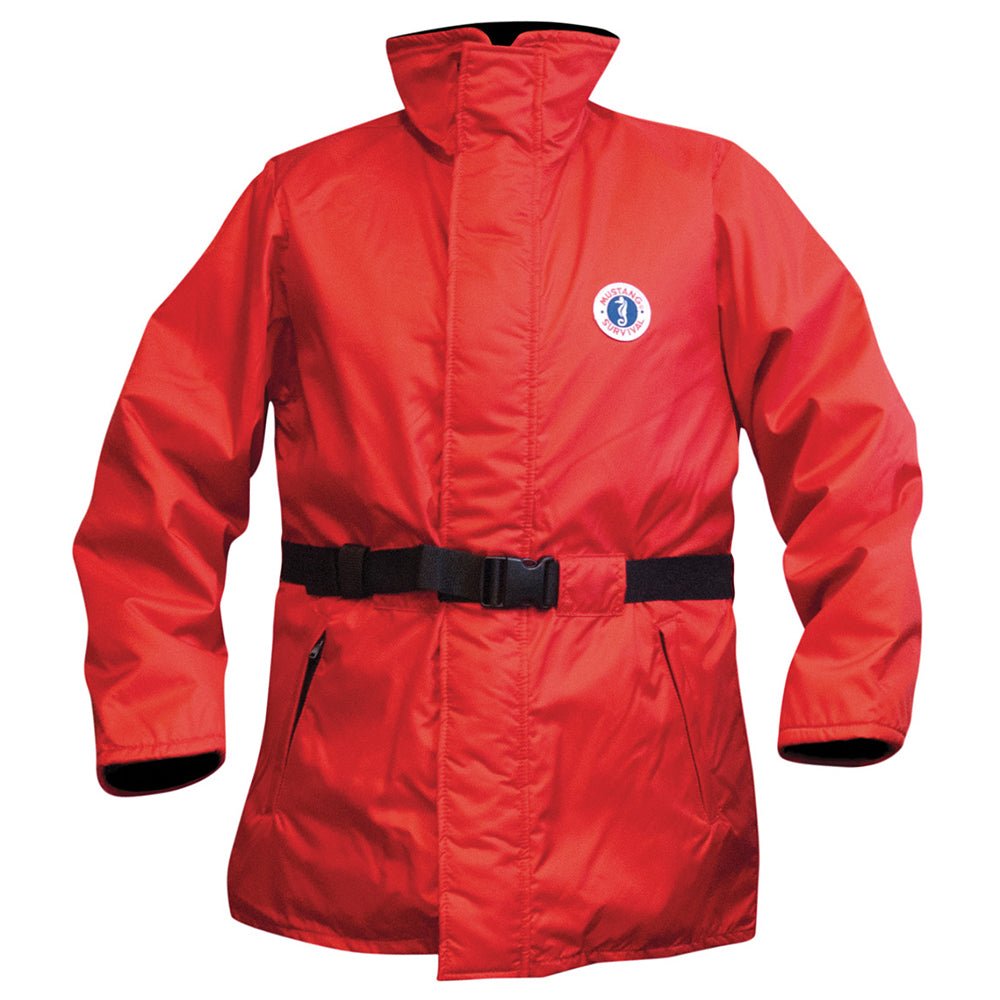 Mustang Classic Flotation Coat - Red - Medium - MC1506-4-M-206